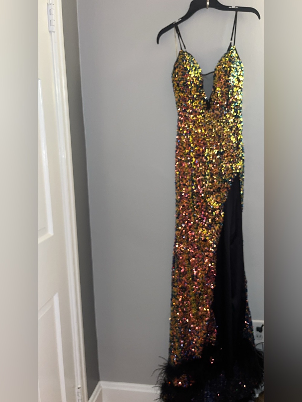 Iridescent Diamond Gown